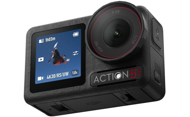 DJI Osmo Action 5 Pro Standard Combo, Waterproof Action Camera with 1/1.3" Sensor, 4K/120fps Video, Subject Tracking, Stabilization, Dual OLED Touchscreens, Action Camera 4K Ideal for Sports, Vlog